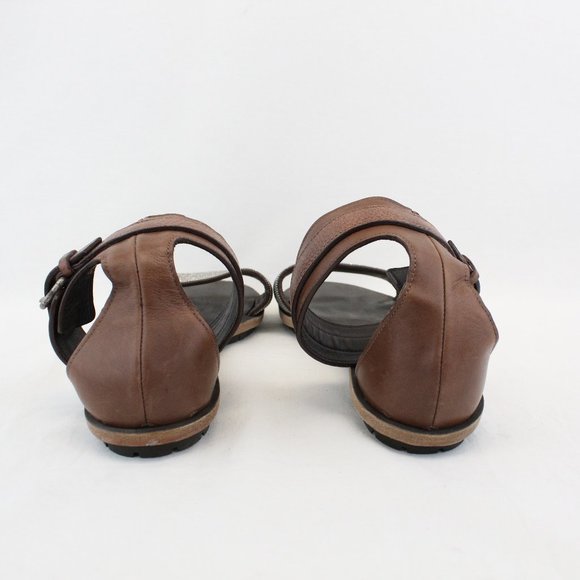 Brunello Cucinelli Brown Embellished Sandals - Picture 8 of 11